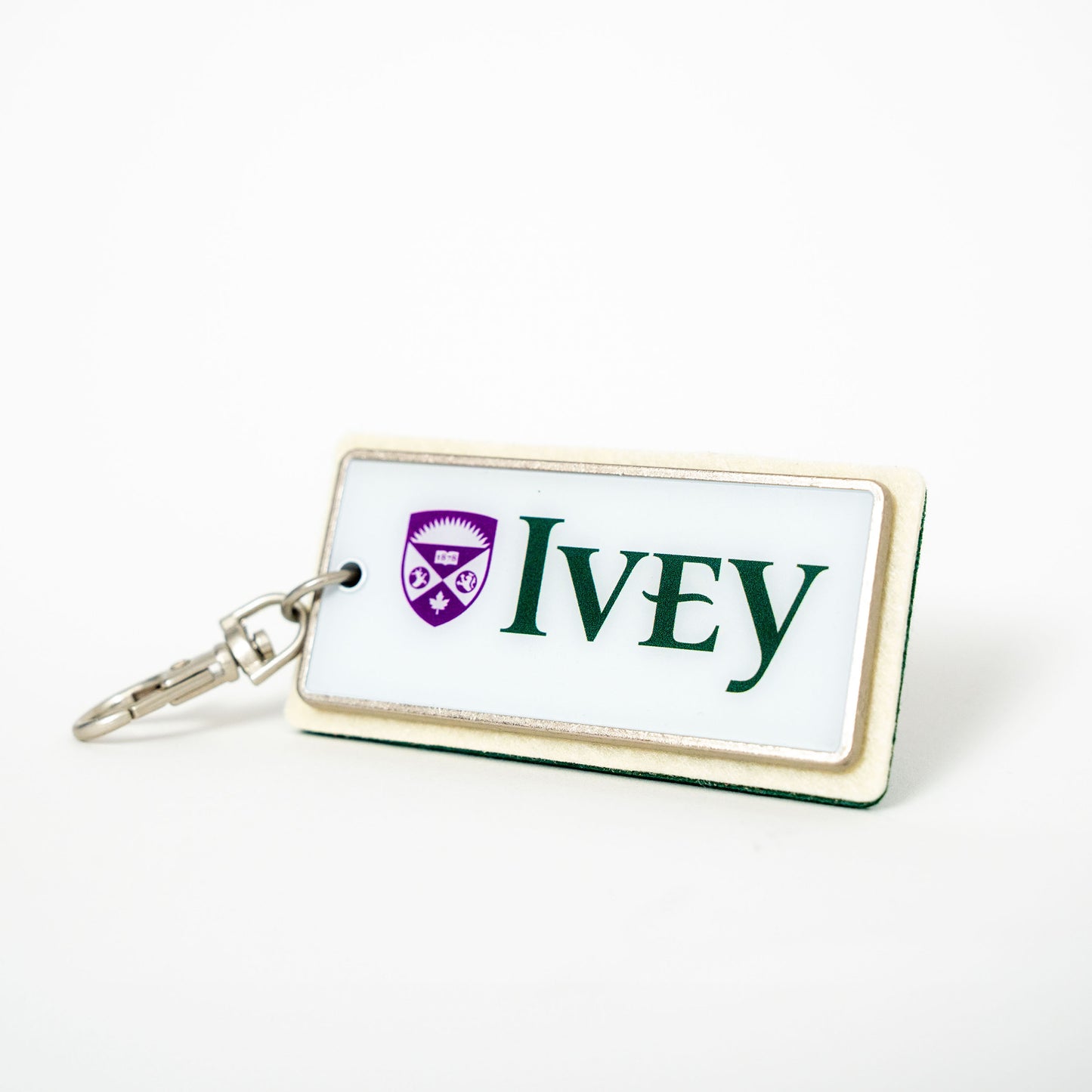 Enamel luggage tag/key ring